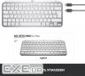 Клавіатура Logitech MX Keys Mini For Mac Wireless Illuminated Pale Grey (920-010526)