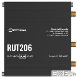 Маршрутизатор Teltonika 4G/ETH/WIFI/RS485 (RUT206)