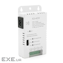 Імпульсний блок живлення з регулюванням напруги 12 / 13,5 / 15V-4.2A / 4CH по 1А, у (12V-42A / 4CH)