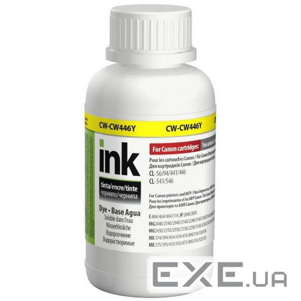 Чорнило ColorWay Canon CL-446 200мл Yellow (CW-CW446Y02)