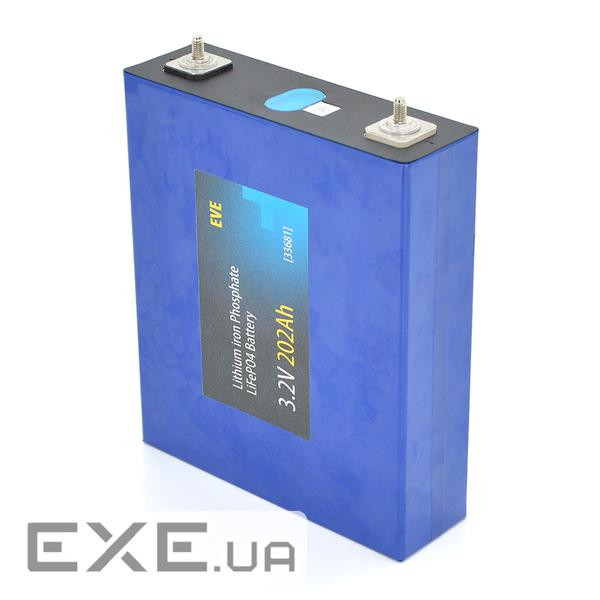 Ящик EVE 3.2V 202AH для складання LiFePo4 аккумулятора, (172 х 53 х 204(22 (EVE-3.2V-202A(LF202))