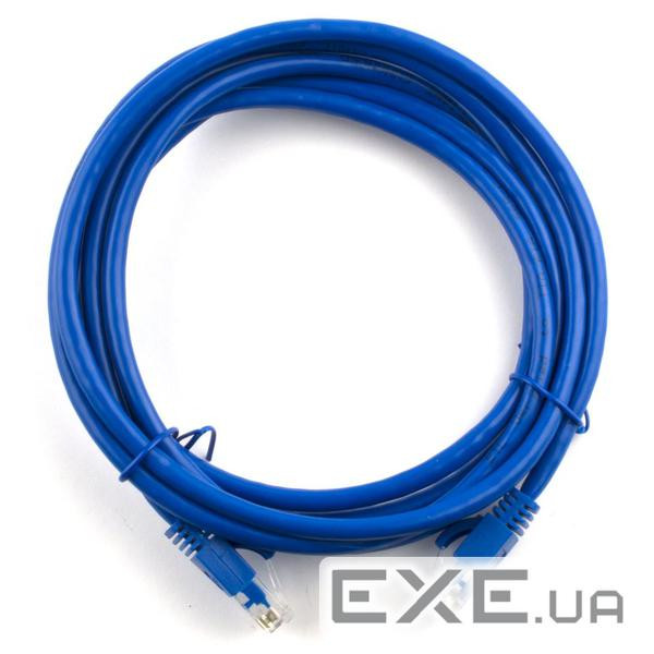 Патч-корд литий RITAR, UTP, RJ45, Cat.5e, 10m, синій, Cu (мідь ) (09800)