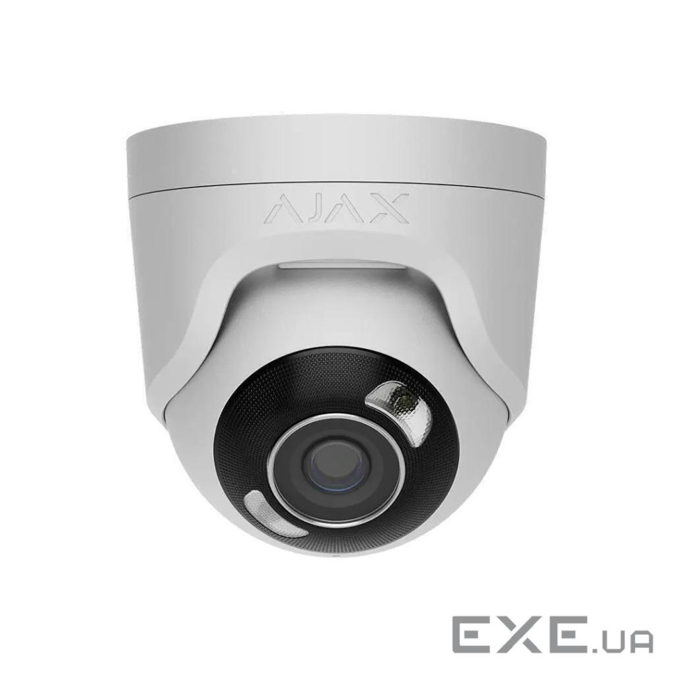 IP видеокамера Ajax TurretCam HL (5 Mp/2.8 mm) white