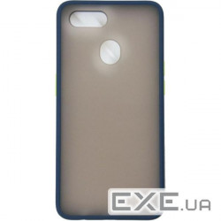 Чохол до мобільного телефона Dengos Matt OPPO A12, blue (DG-TPU-MATT-61)