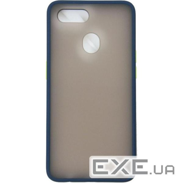 Чохол до мобільного телефона Dengos Matt OPPO A12, blue (DG-TPU-MATT-61)