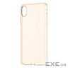 Чехол Baseus для iPhone Xr Simplicity Прозрачный Золотой (ARAPIPH61-A0V)