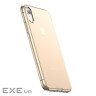Чехол Baseus для iPhone Xr Simplicity Прозрачный Золотой (ARAPIPH61-A0V)