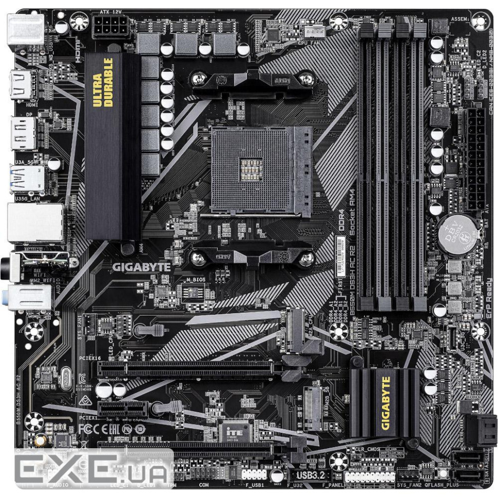 Материнська плата GIGABYTE B550M DS3H AC R2