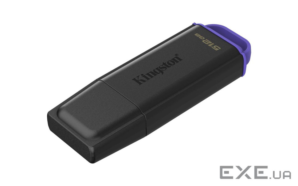 512GB Portable USB 3.2 Gen 1 DataTraveler Exodia Black/Purple (DTXG2/512GB)
