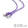 Патч-корд Cablexpert, FTP, категорія. 6, литий, 50u "штекер із засувкою, 3 м, фіолетовий (PP6-3M/V)