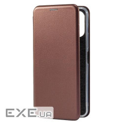 Чохол-книжка для смартфона Xiaomi Redmi 12, Premium Leather Case Marsala