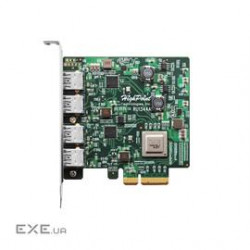 HighPoint Controller Card RU1344A 1344A 4x10Gb/s Ports PCIe 3.0 x4 Gen 2 USB 3.1 HBA Retail