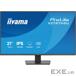 27" 16:9 IPS РК монітор, 1920х1080, 4 мс (GtG), 12 0 Гц, 350 кд/м2, Adaptive Sync, 1xH (X2797HSU-B1)