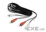 Кабель мультимедійний 2xRCA M to 2xRCA M 1.8m Cablexpert (CCA-2R2R-6)