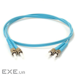 Патчкорд ST / UPC-ST / UPC MM (OM3), 5.0 м , Duplex (UPC-5STST(MM)D(ON))