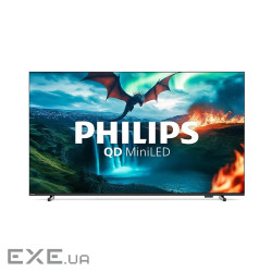 Телевізор 55", QD MiniLED, 60 Hz, UHD, Titan OS, P 5, Bluetooth, 600 cd/m2, RC with m (55MLED820/12)