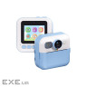 Камера миттєвого друку ColorWay Kids, Blue, 0.3Mp, 2.4" LCD екран, microSD, акумулятор 1 (CW-PHP01B)