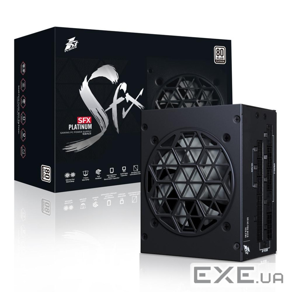 Блок живлення 1stPlayer 750W PS-750SFX (SFX-PLT-750-BK-EU)