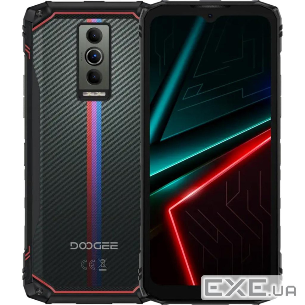 Смартфон Doogee Blade 10 Energy 6.56 4/128ГБ, 2SIM, 6150мА год, червоно-синій (6923740271315)