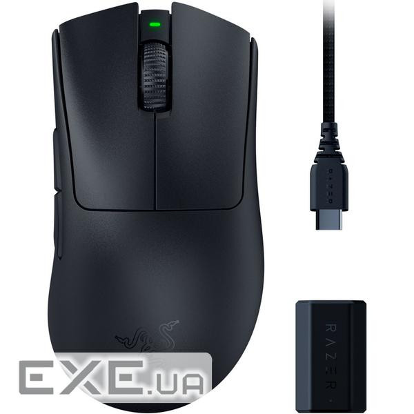 Миша ігрова RAZER DeathAdder V3 Pro w/HyperPolling Wireless Dongle Black (RZ01-04630300-R3WL)