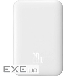 Повербанк MagSafe BASEUS Magnetic Mini Wireless Fast Charge Power Bank 20W 10000mAh Whi (PPCX030002)