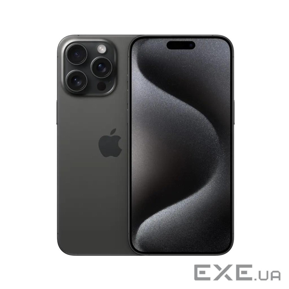 Мобільний телефон Apple iPhone 15 Pro Max 256Gb Black Titanium (Grade B) USED (iP15PM25BkT_B)