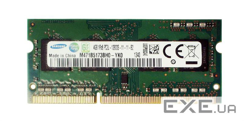 Модуль пам'яті SAMSUNG SO-DIMM DDR3 1600MHz 4GB (M471B5173BH0-YK0)