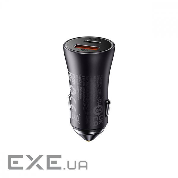 Автомобільний зарядний пристрій BASEUS Golden Contactor Max Dual (CGJM000113)