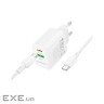 Мережевий зарядний пристрій BOROFONE BN27 Fuente PD20W+QC3.0 charger set (C to C) (E (6941991120282)