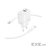 Мережевий зарядний пристрій BOROFONE BN27 Fuente PD20W+QC3.0 charger set (C to C) (E (6941991120282)