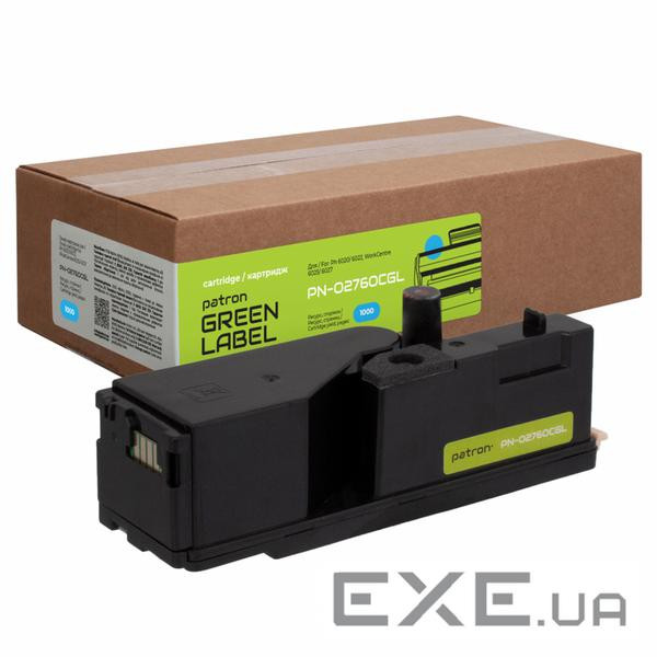 Тонер-картридж Patron Xerox 106R02760 Green Label, Cyan (PN-02760CGL)
