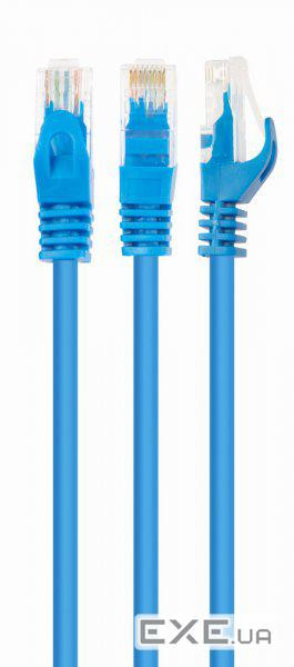 Патч корд PP6U-2M / B, UTP, категорія. 6, литий, 50u "штекер із засувкою, 2 м, синій (PP6U-2M/B)
