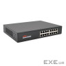 Комутатор Gigabit Ethernet ONV-H3016 у металевому корпусі, 16*1000Мб портів, 270х181х44 мм