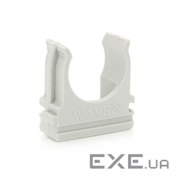 Кріплення для гофри / труби сіра 20 мм (пач. 50шт. ціна за пачку) (YT21331) ) (YT21331)