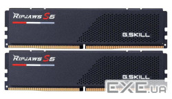 Модуль пам'яті G.SKILL Ripjaws S5 Matte Black DDR5 6400MHz 96GB Kit 2x48GB (F5-6400J3239F48GX2-RS5K)