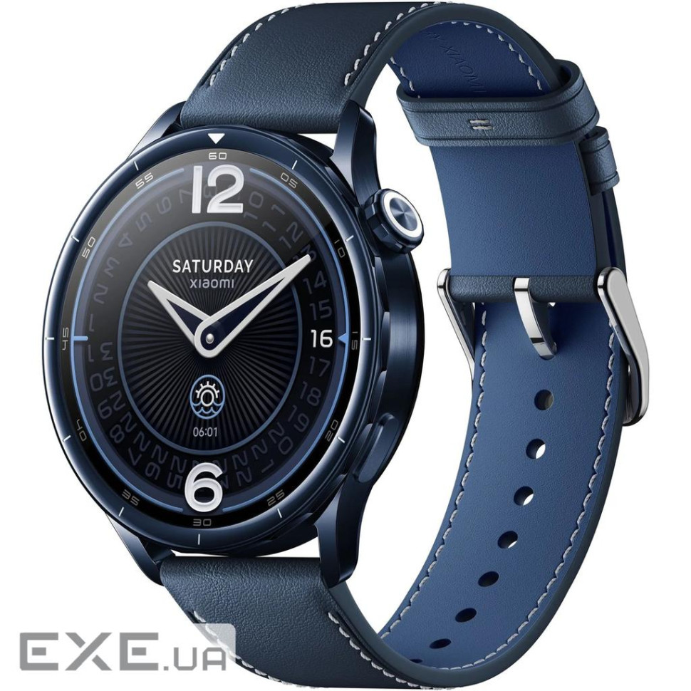 Годинник Xiaomi Watch S5 46mm Ceramic Blue Синій BHR08ITGL