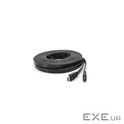 Кабель мультимедійний HDMI M to HDMI M 15.0m V1.4 black Merlion (YT-HDMI(M)/(M)SLIM-15m/06971)