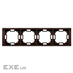 Рамка Neos BASIC 4x, красное дерево (BMRC4/050)