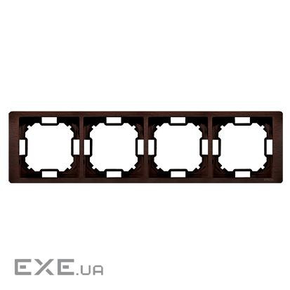 Рамка Neos BASIC 4x, красное дерево (BMRC4/050)