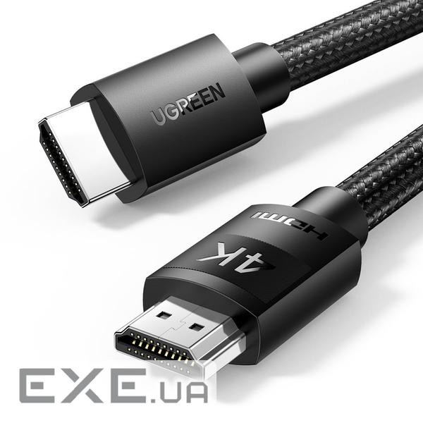 Кабель мультимедійний HDMI M to HDMI M 3.0m V2.0 4K Ugreen (40102)