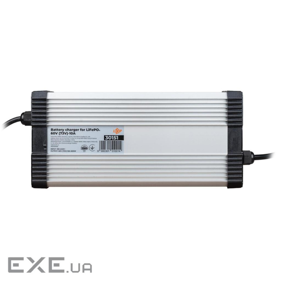 Зарядний пристрій для акумуляторів LiFePO4 60V (73V)-10A-600W
