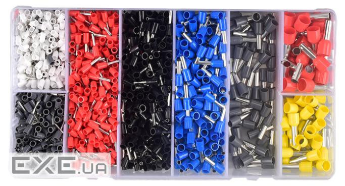 Набір клем / наконечників 1300шт (E0508-200 E2508-250, E1008-300, E1508-250, E4009-50, E7 (YT-39478) (E0508-200 E2508-25