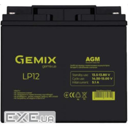 LP12-18 Gemix АКБ 12V 18Ah AGM black (LP12-18T3)