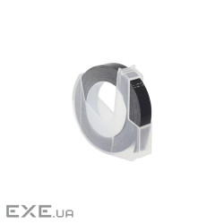 Стрічка для принтера етикеток UKRMARK D-520109-BK, 9 мм х 3 м, чорна, аналог DYMO 520109 / (900859)