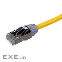Патч-корд FTP 28AWG, кат 6A, 3м, жовтий (STP28X3MYL)