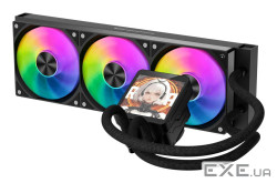 Система охолодження для комп"ютерного процесора DARK FLASH DV360S MAX, чорний (DV360S MAX BLACK)