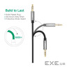 Кабель мультимедійний 3.5mm M to 3.5mm M 0.5m AV119 black Ugreen (10732)