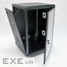Шафа 19", 18U, 600х600х907мм (Ш*Г*В), акрилове скло, чорний (UA-MGSWA186B)