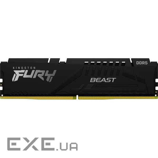 Модуль пам'яті KINGSTON FURY Beast EXPO Black DDR5 6400MHz 16GB (KF564C32BBE-16)