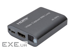 Карта відеозахоплення PowerPlant HDMI With Loop USB2.0 4k/60hz (HDVC7) (CA914753)